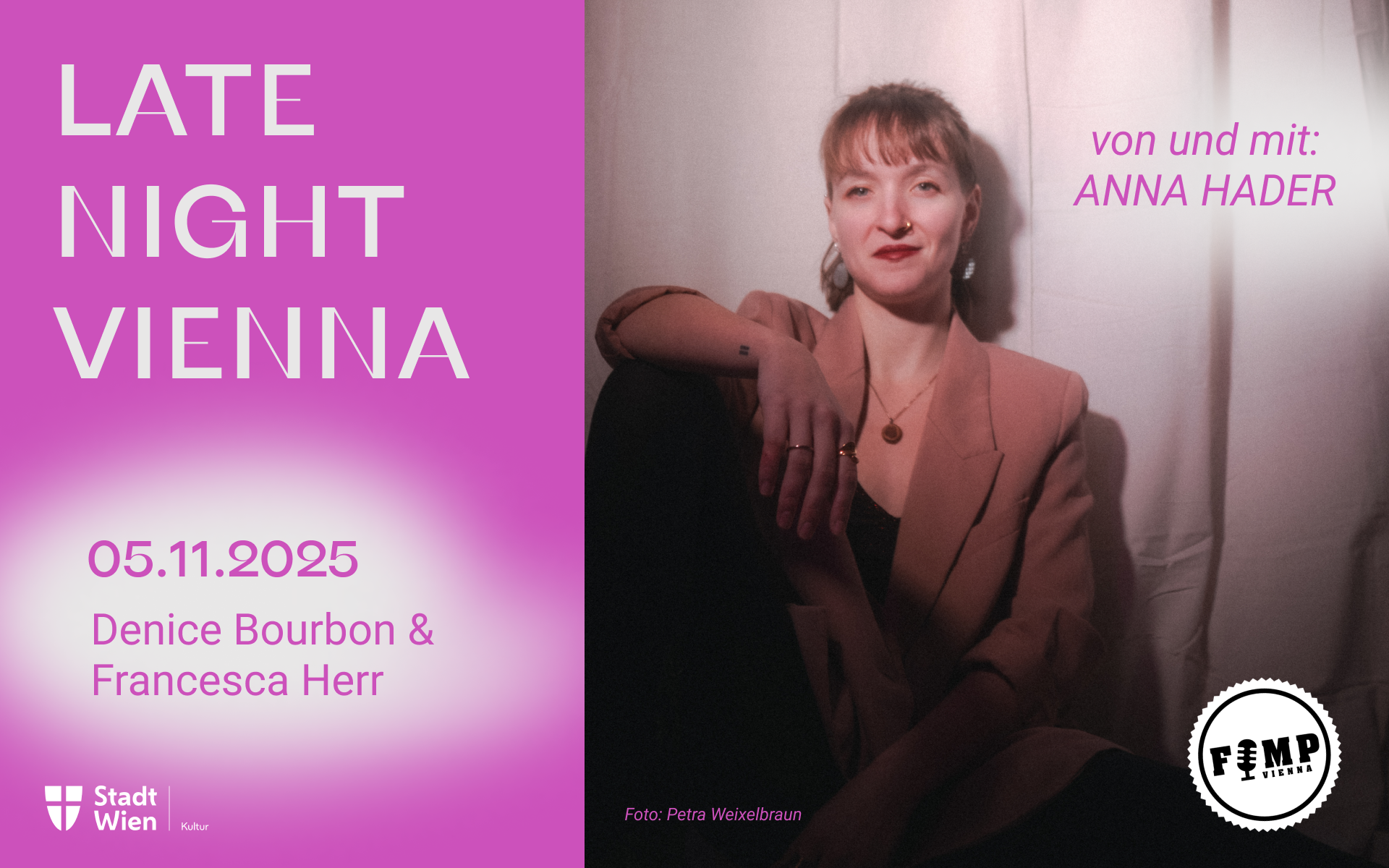 Late Night Vienna - mit Denice Bourbon und Francesca Herr