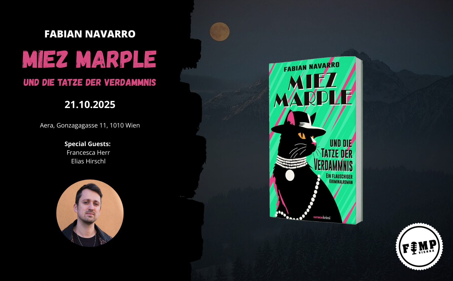 Fabian Navarro: Miez Marple und die Tatze der Verdammnis / Premiere